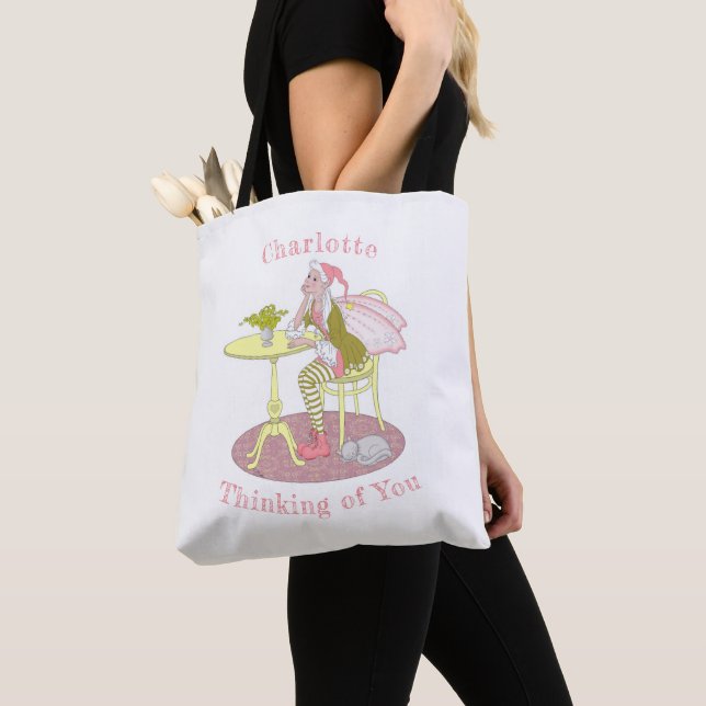 Att tänka på Personlig Tote Bag Tygkasse (Närbild)