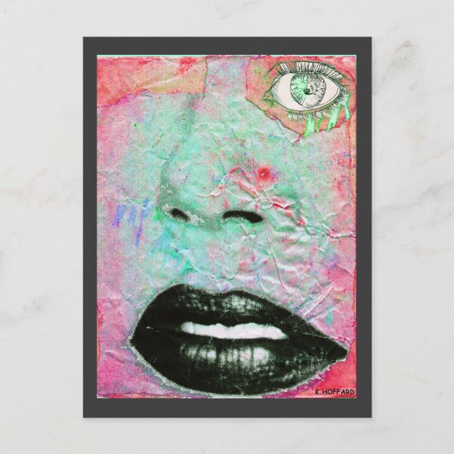 "Att tänka på Rosa" Vykort (Framsida)