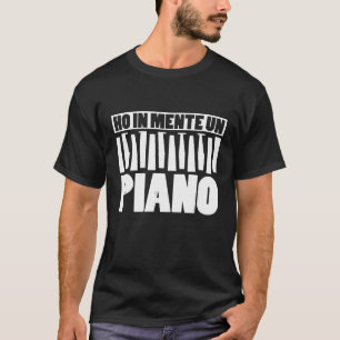 Att tänka på Tänka Piano Pianist Player Music Synt T Shirt