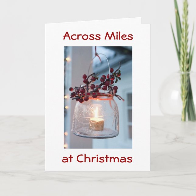 ATT TÄNKA PÅ VÅRA VÄNNER I CHRISTMAS/ALWAYS HELGKORT (Framsida)