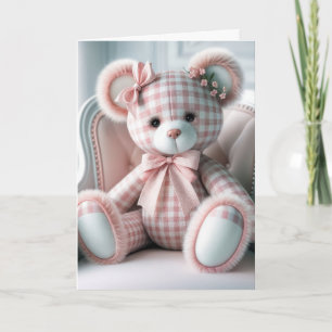 Att tänka på You Gingham Nalle Kort