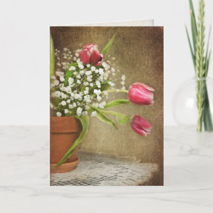 Att tänka på You Tulip Bouquet Kort