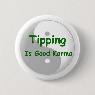 Att tippa är bra karma knäppas knapp