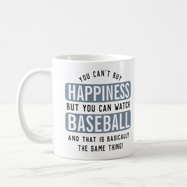 Att titta på Baseball är Happny Baseball. Kaffemugg (Vänster)