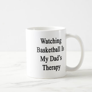 Att titta på Basketball är min Pappa-terapi Kaffemugg