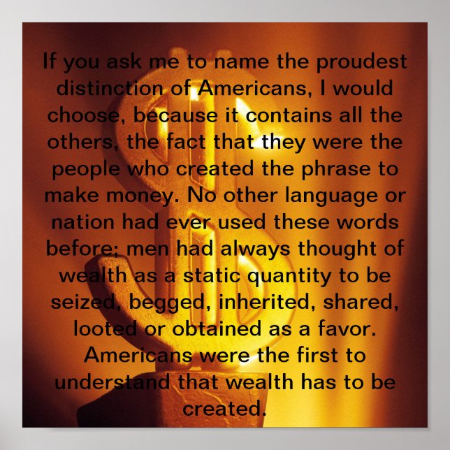 Att tjäna pengar poster (Framsidan)