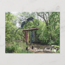 Att tro på att du har flodblommor... vykort