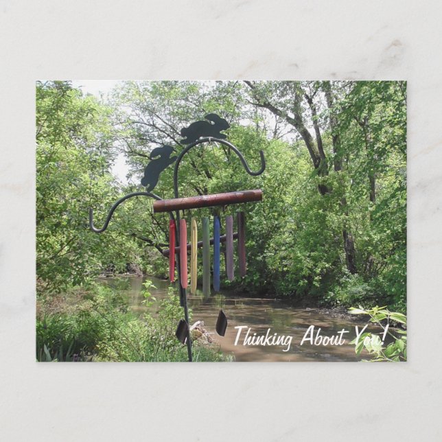 Att tro på att du har flodblommor... vykort (Framsida)