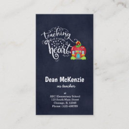 Att undervisa är en hjärtefråga visitkort