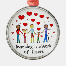 Att undervisa är ett hjärtearbete julgransdekoration