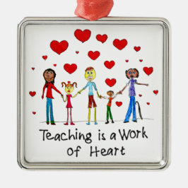 Att undervisa är ett hjärtearbete julgransdekoration