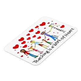 Att undervisa är ett hjärtearbete magnet