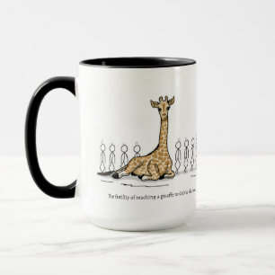 Att undervisa en giraffe till keltisk dans 15 oz M Mugg