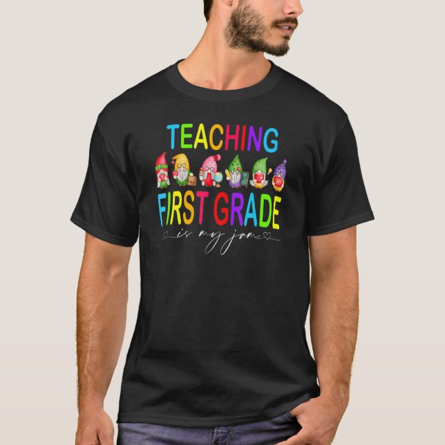 Att undervisa första klass är min grej tillbaka ti t shirt (Framsida)