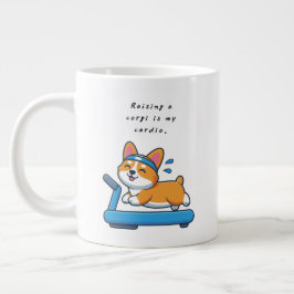 Att Uppfostra En Corgi Är Min Konditionsträning. | Jumbo Mugg