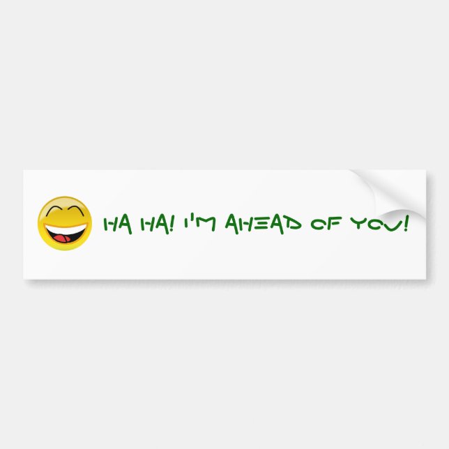 Att uppmuntra Bumper Sticker Bildekal (Framsidan)