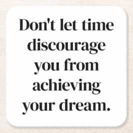 Att uppnå din drömmares Pappra Underlägg