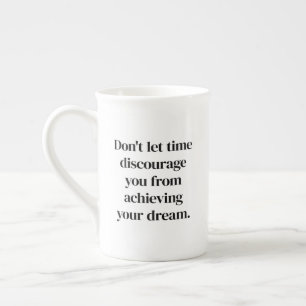 Att uppnå din drömspecialitet Mug Benporslin Mugg