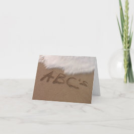 Att uppnå dina drömmar minns din ABCs Kort