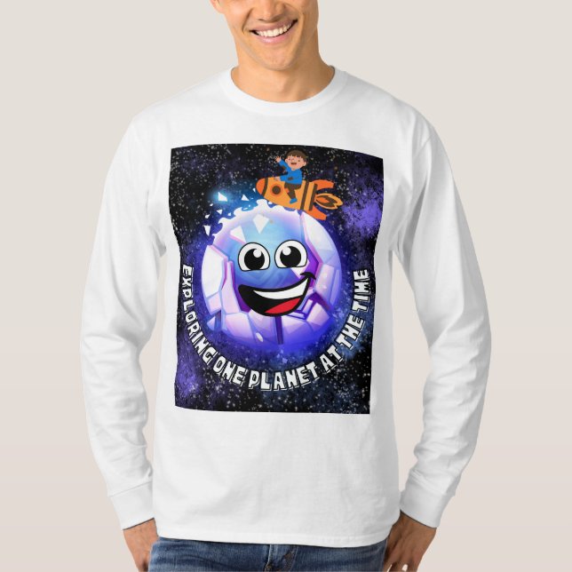 Att utforska en planet vid den tidpunkten. t shirt (Framsida)