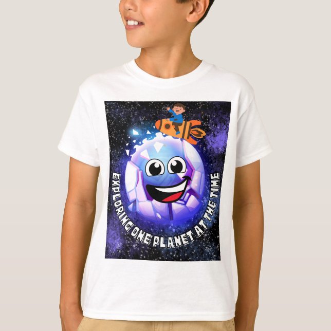 Att utforska en planet vid den tidpunkten. t shirt (Framsida)