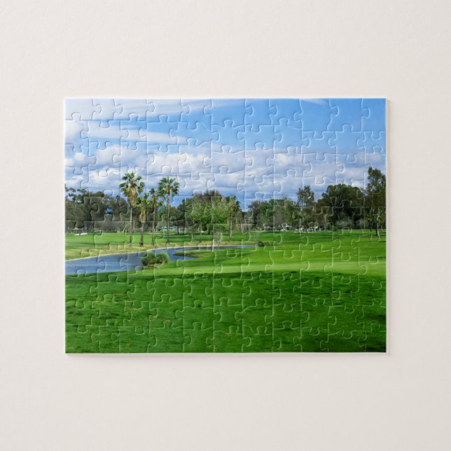 Att utmana Golf Course Puzzle Pussel (Horisontell)