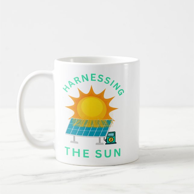Att utnyttja solen kaffemugg (Vänster)