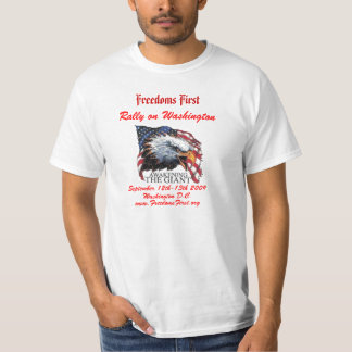 att vakna friheter först, samlar på Washington, S… Tee Shirt