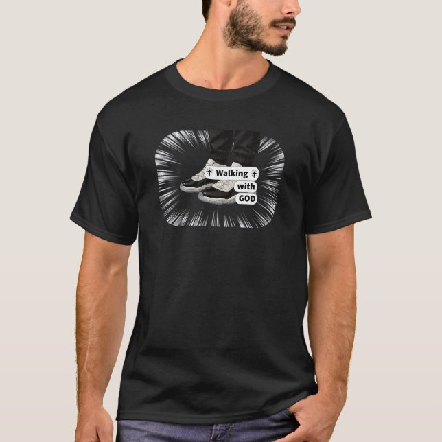 Att vandra med GUD - Kristna (2:a) T Shirt (Framsida)