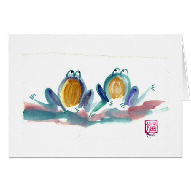 Att vänta…., hälsningskort (Framsidan Horizontal)