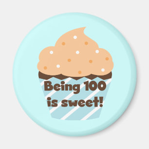 Att vara 100 är söta födelsedagT-tröja och gå Magnet