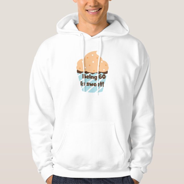 Att vara 60 är sött-shirts och gåvor hoodie (Framsida)