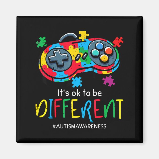 Att vara annorlunda spelkontroll autism män pojke magnet (Framsidan)