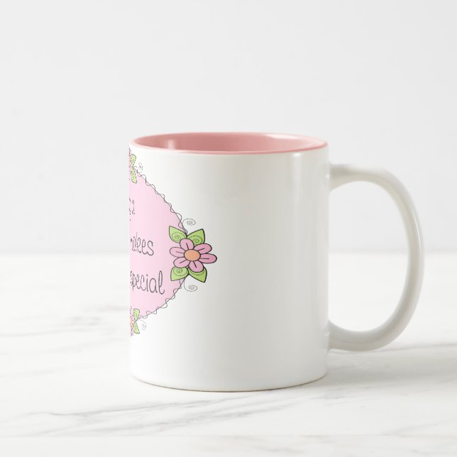 Att vara Babcia gör vardagen Speciellare Två-Tonad Mugg (Höger)