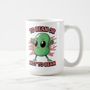 Att vara böna eller inte vara böna kaffemugg