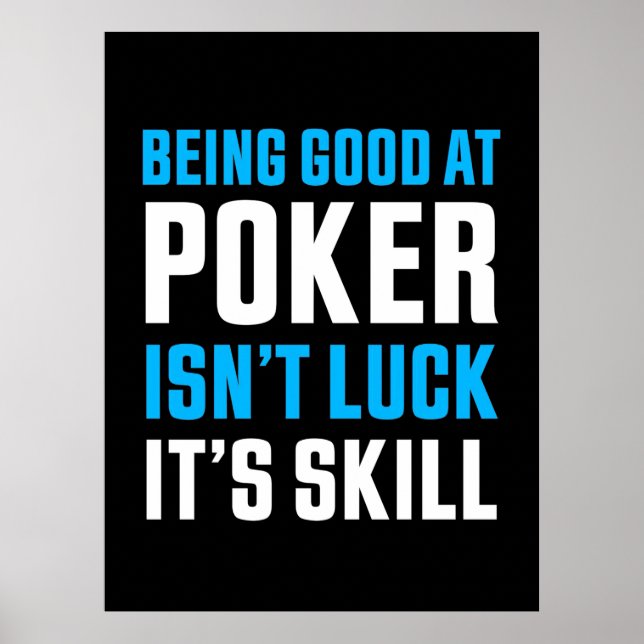 Att vara Bra på Poker Poster (Framsidan)