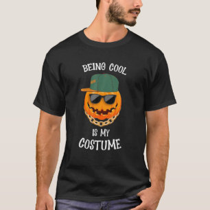 Att vara Coola är min dräkt, Halloween Pumpkin C T Shirt