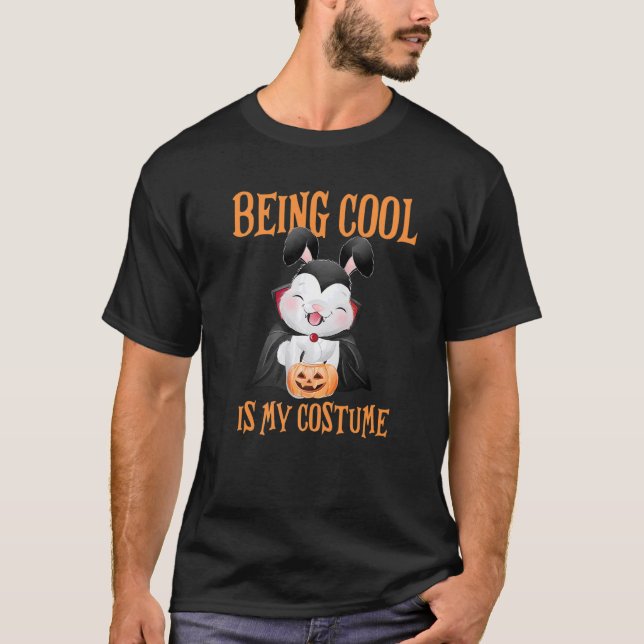 Att vara Coola är min Roligt i Costume Bunny Pumpk T Shirt (Framsida)