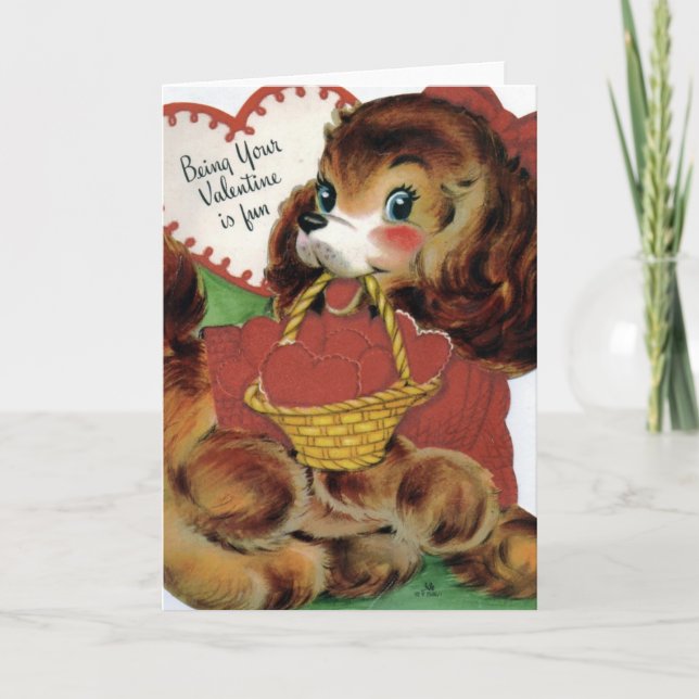 Att vara din Valentine är Roligt Helgkort (Framsida)