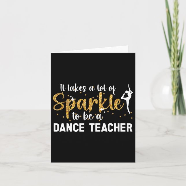 Att vara doansinstruktör Dance Instruktör för dans Kort (Framsida)