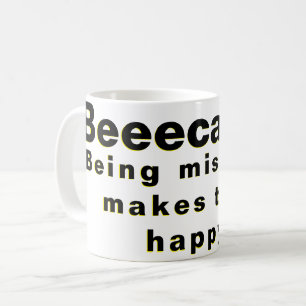 Att vara eländig gör dem till lycklig! kaffemugg
