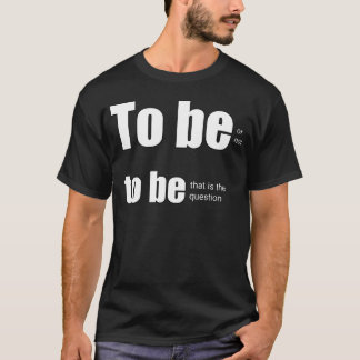 Att vara eller inte vara hipster pojke citat famil t shirt