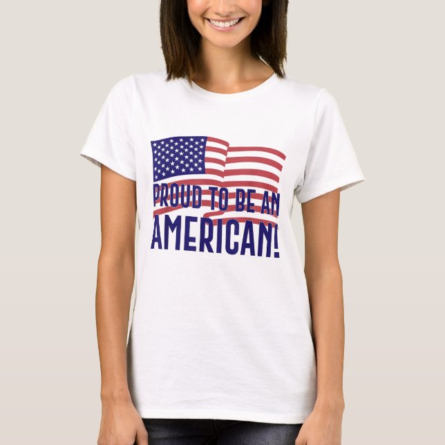 Att vara en amerikansk för manar kvinnlig ungdom t shirt (Framsida)