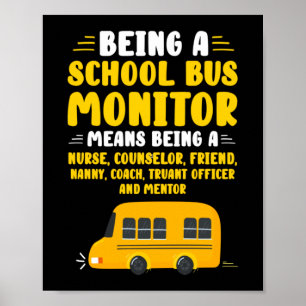 Att vara en bildskärm i Bussen Poster