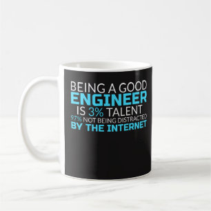 Att vara en bra ingenjör är den 3% talangen - kaffemugg