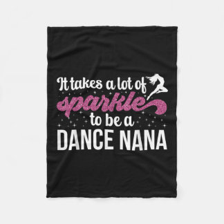 Att vara en dansare Nana Grandma Dancing Nana Fleecefilt