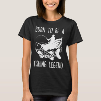 Att Vara En Fiskellegend Fiskelycka Fiske T Shirt