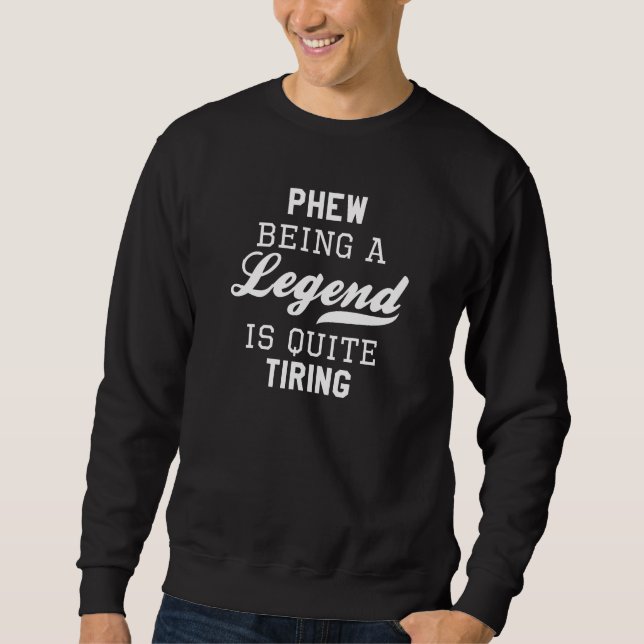 Att vara en förklaring är ganska irriterande lång ärmad tröja (Framsida)