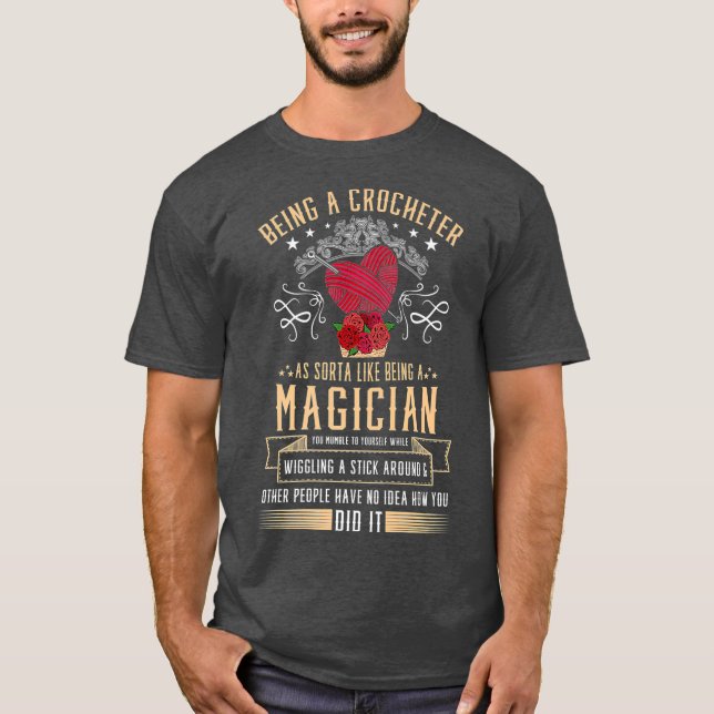 Att vara en korscheter som att vara en magiker för t shirt (Framsida)