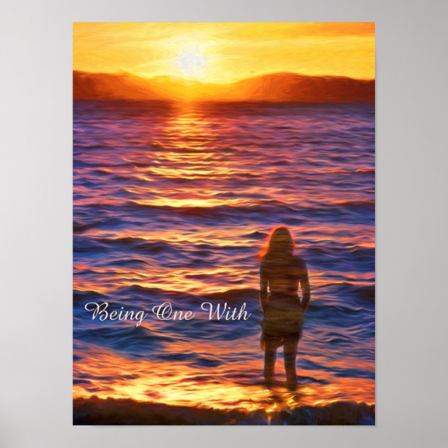 Att vara en med värde Poster Pappert (projektionsy (Framsidan)